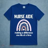 Nurse Aide Rainbow Nurse Aide Week Nursing Assistant Cute Gift T-Shirt thumb 5