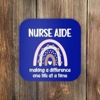 Nurse Aide Rainbow Nurse Aide Week Nursing Assistant Cute Gift Coaster thumb 0