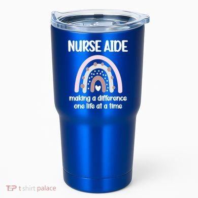 Nurse Aide Rainbow Nurse Aide Week Nursing Assistant Cute Gift Tumbler