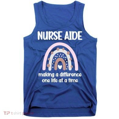 Nurse Aide Rainbow Nurse Aide Week Nursing Assistant Cute Gift Tank Top