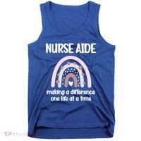 Nurse Aide Rainbow Nurse Aide Week Nursing Assistant Cute Gift Tank Top thumb 0