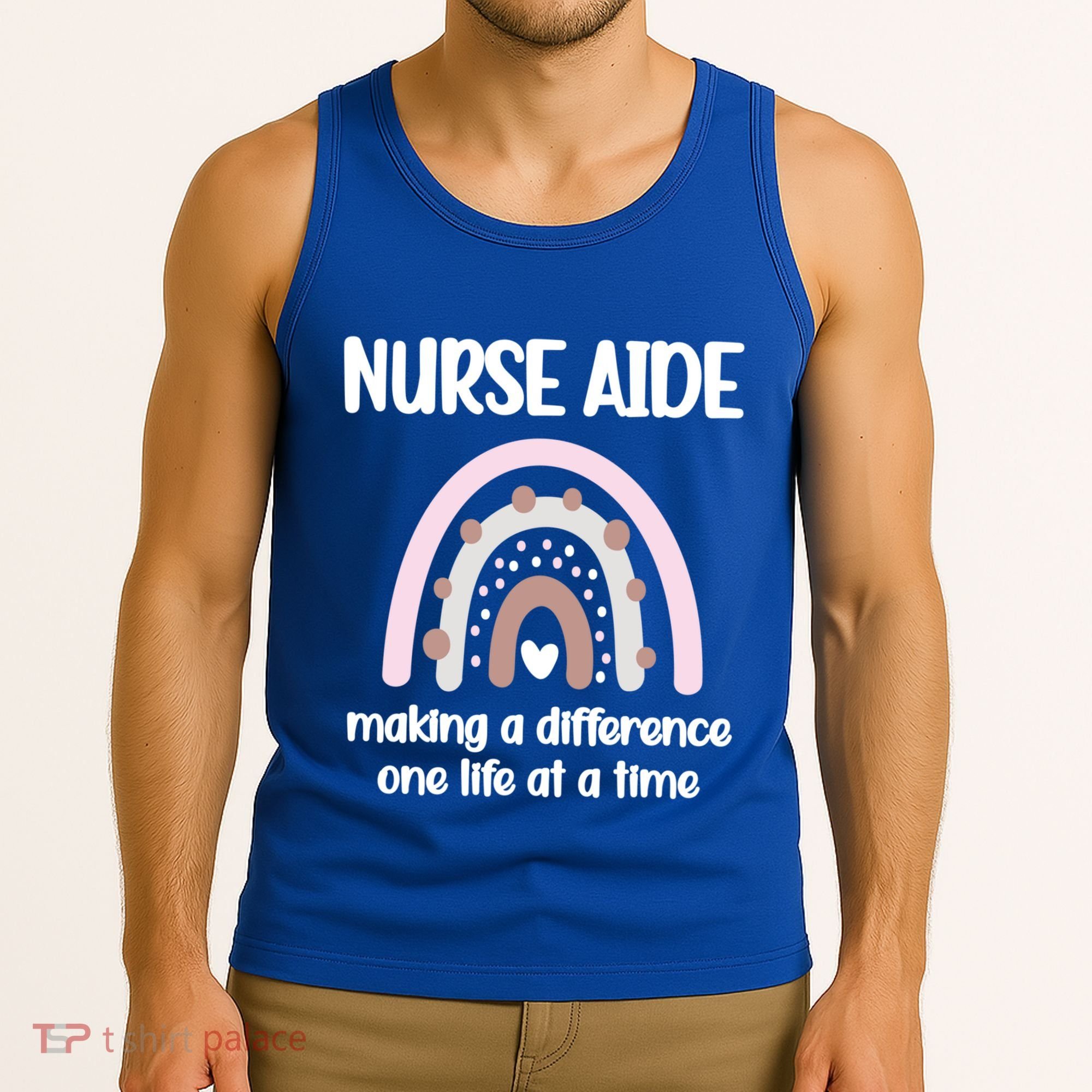 Nurse Aide Rainbow Nurse Aide Week Nursing Assistant Cute Gift Tank Top