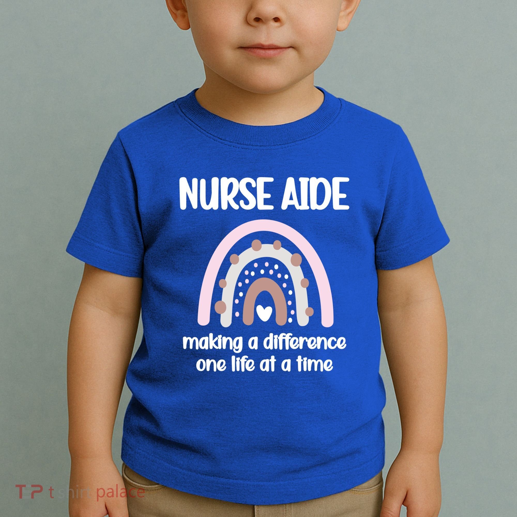 Nurse Aide Rainbow Nurse Aide Week Nursing Assistant Cute Gift Toddler T-Shirt