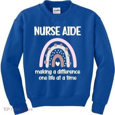 Nurse Aide Rainbow Nurse Aide Week Nursing Assistant Cute Gift Kids Sweatshirt