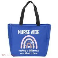 Nurse Aide Rainbow Nurse Aide Week Nursing Assistant Cute Gift Tote Bag thumb 0
