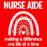 Nurse Aide Rainbow Nurse Aide Week Nursing Assistant Cute Gift Santa Hat thumb 1