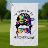 Narcotics Anonymous Sobriety Gifts Aa Na Golf Towel thumb 1