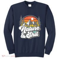 Nature And Shit Funny Hiking Camping Hiker Camper Rv Gift Tank Top Sweatshirt thumb 0