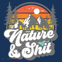Nature And Shit Funny Hiking Camping Hiker Camper Rv Gift Tank Top Tank Top thumb 6