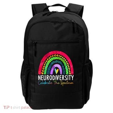 Neurodiversity Autism Spectrum ASD ADHD Rainbow Boho Backpack