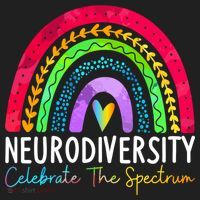 Neurodiversity Autism Spectrum ASD ADHD Rainbow Boho Hat thumb 2