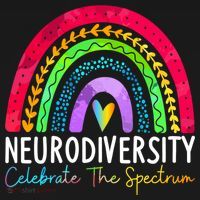 Neurodiversity Autism Spectrum ASD ADHD Rainbow Boho Tank Top thumb 6