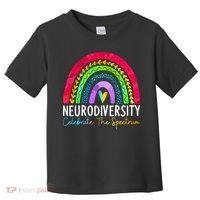 Neurodiversity Autism Spectrum ASD ADHD Rainbow Boho Toddler T-Shirt thumb 0