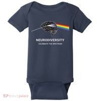 Neurodiversity Autism Spectrum ASD ADHD Rainbow Brain Baby Bodysuit thumb 0