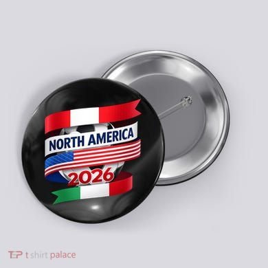 North America Soccer 2026  Button