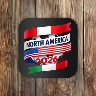 North America Soccer 2026  Coaster