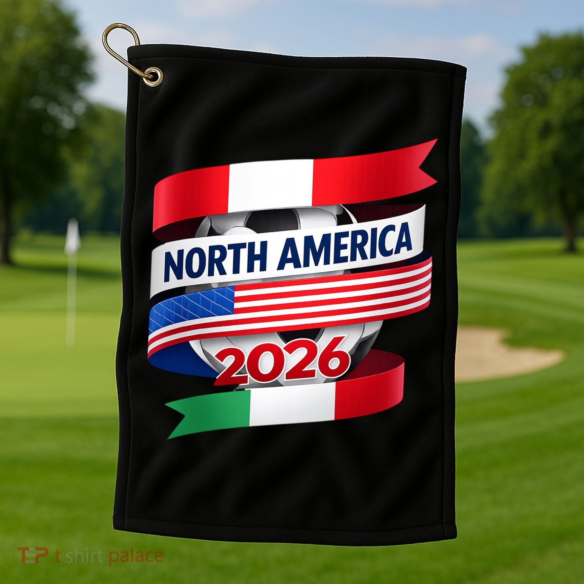 North America Soccer 2026  Golf Towel