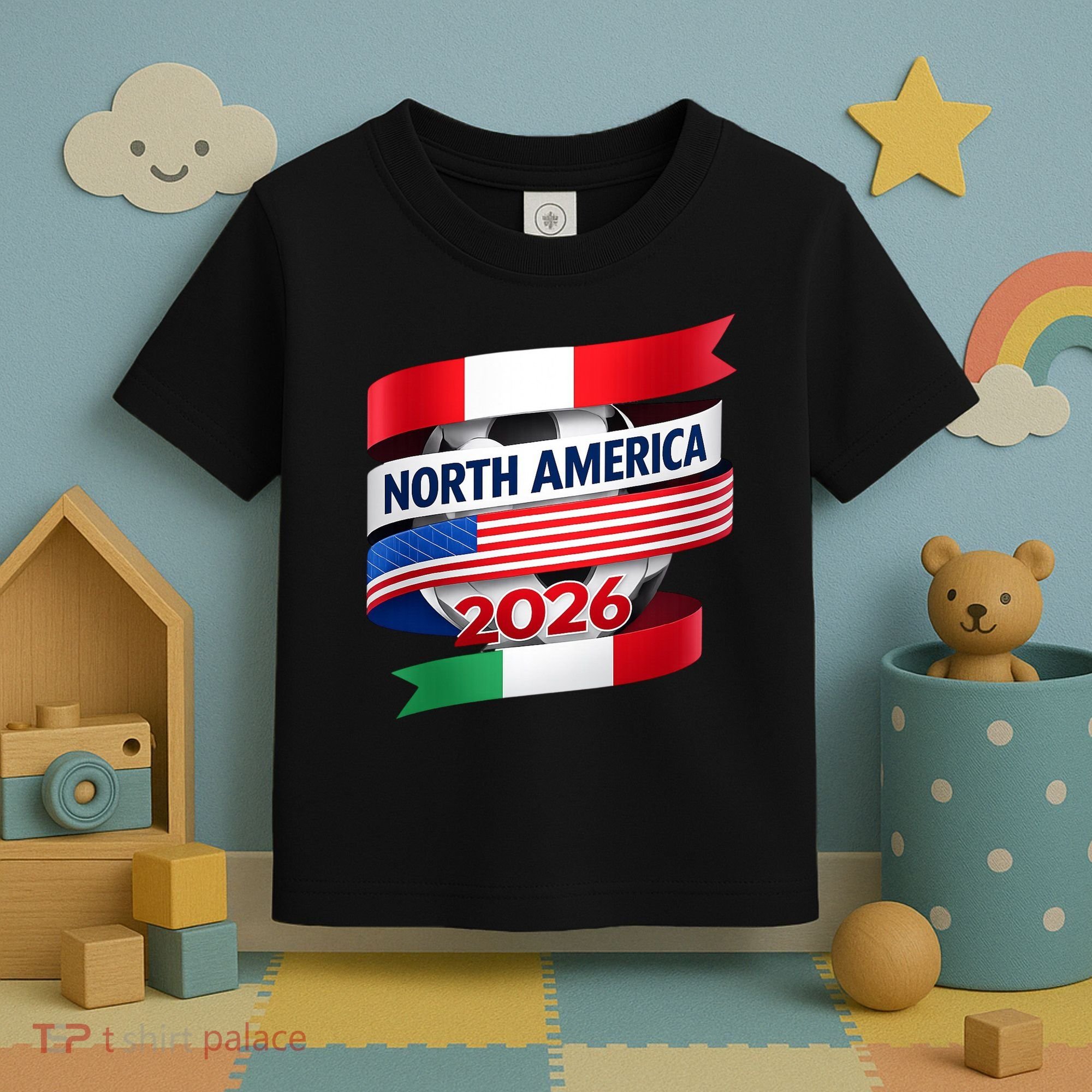 North America Soccer 2026  Toddler T-Shirt