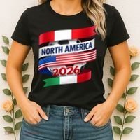 North America Soccer 2026  Women's T-Shirt thumb 2