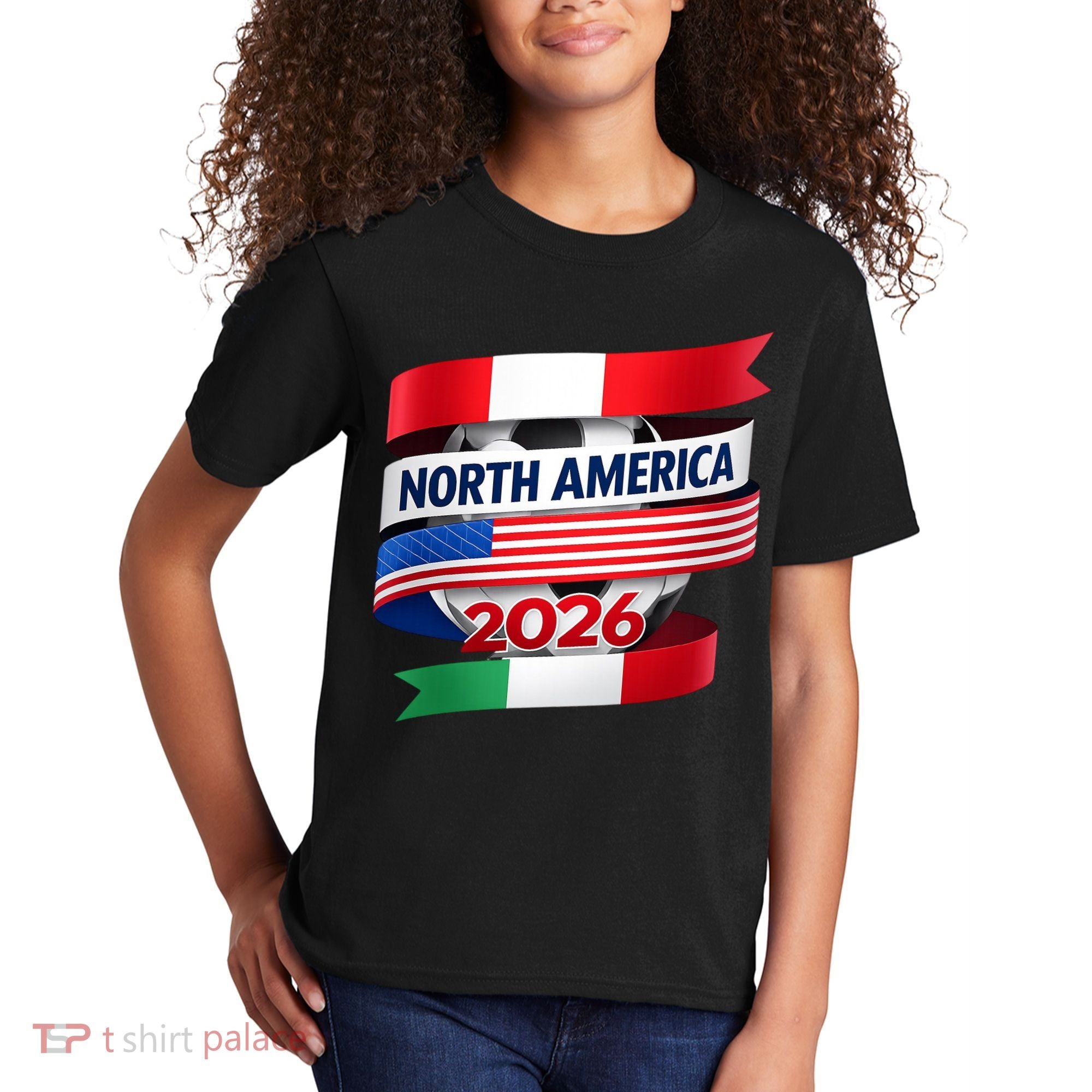 North America Soccer 2026  Kids T-Shirt