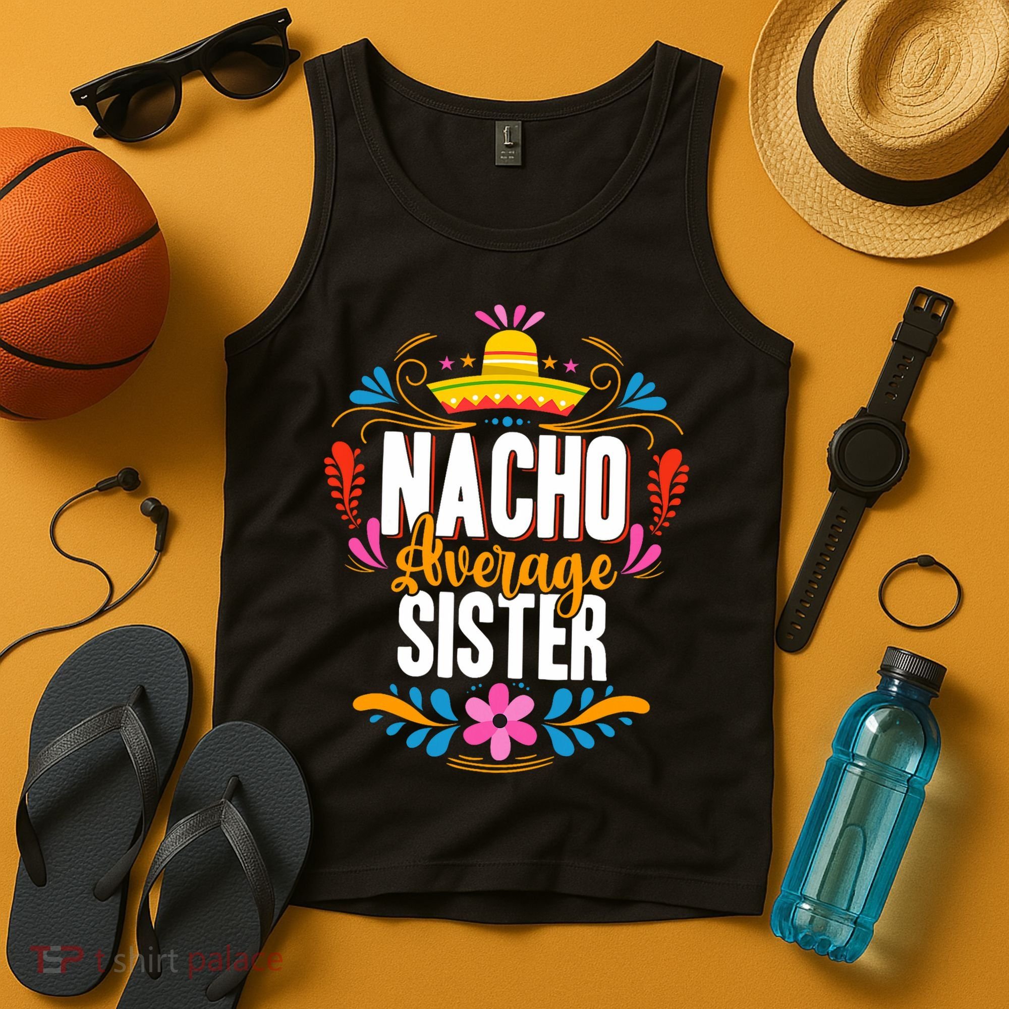 Nacho Average Sister Cinco De Mayo Mexican Matching Family Tank Top