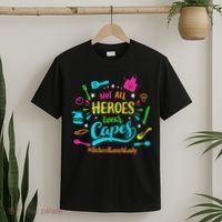 Not All Superheroes Wear Capes Lunch Lady Cafeteria Worker T-Shirt thumb 2