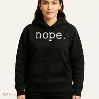 Nope. A Simple Negative Is All You Need. Hoodie thumb 5