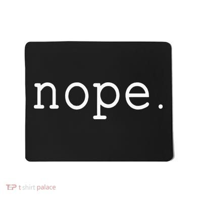 Nope. A Simple Negative Is All You Need. Mousepad