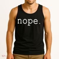 Nope. A Simple Negative Is All You Need. Tank Top thumb 3