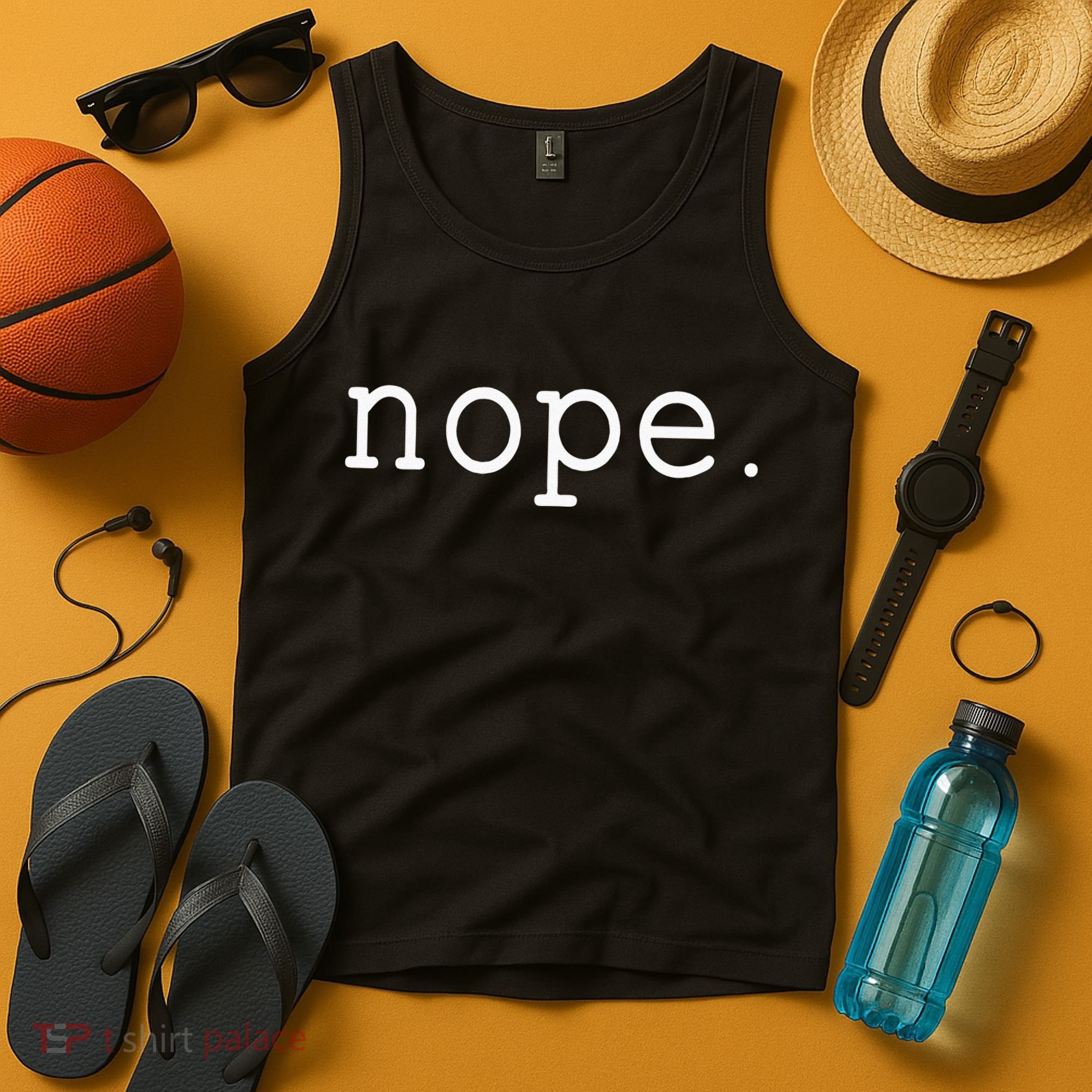 Nope. A Simple Negative Is All You Need. Tank Top