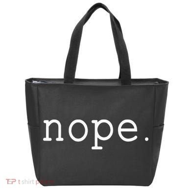 Nope. A Simple Negative Is All You Need. Tote Bag