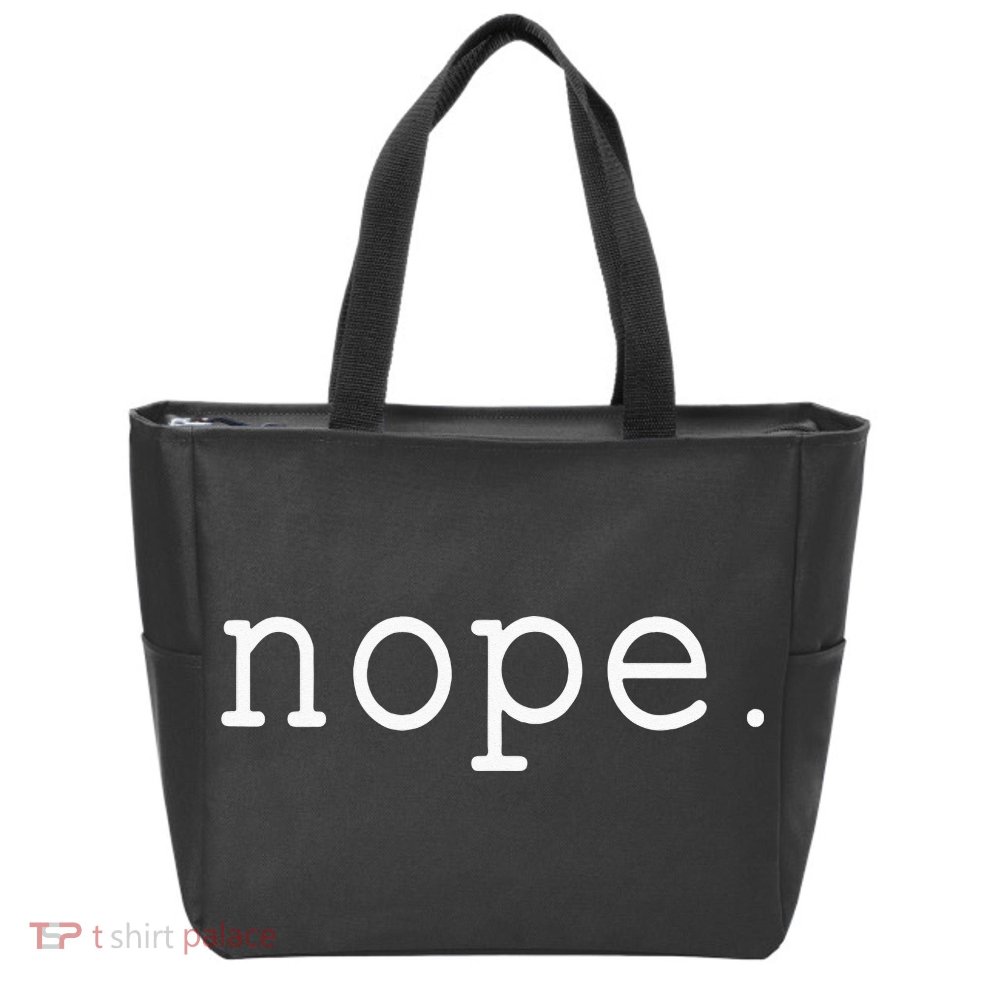 Nope. A Simple Negative Is All You Need. Tote Bag