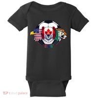North American Soccer 2026 Fan Baby Bodysuit thumb 0