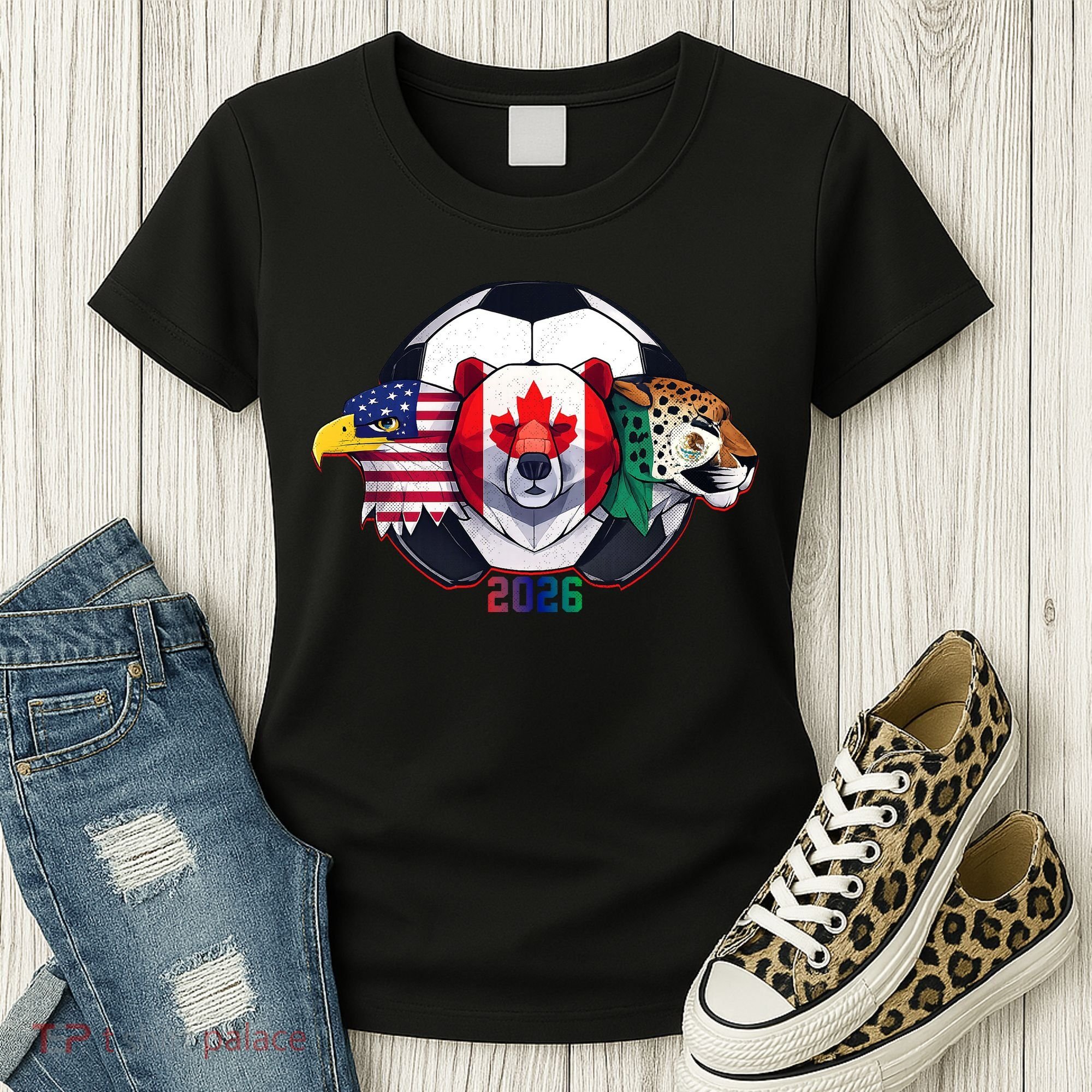 North American Soccer 2026 Fan Women's T-Shirt