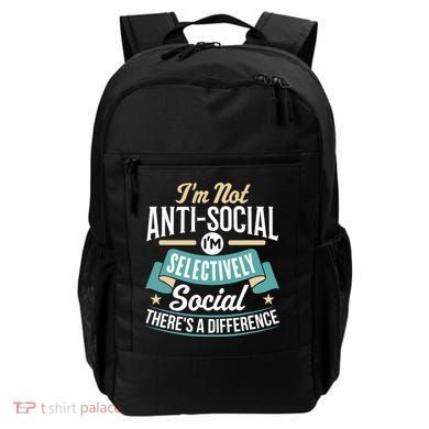 Not Antisocial, Sarcastic Humor, Sarcasm Backpack