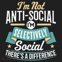 Not Antisocial, Sarcastic Humor, Sarcasm Tumbler thumb 3