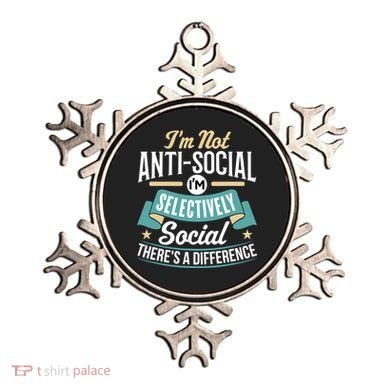 Not Antisocial, Sarcastic Humor, Sarcasm Ornament