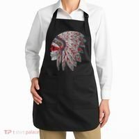 Native American Skull Feathers Apron thumb 2