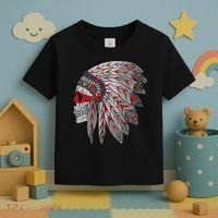 Native American Skull Feathers Toddler T-Shirt thumb 3
