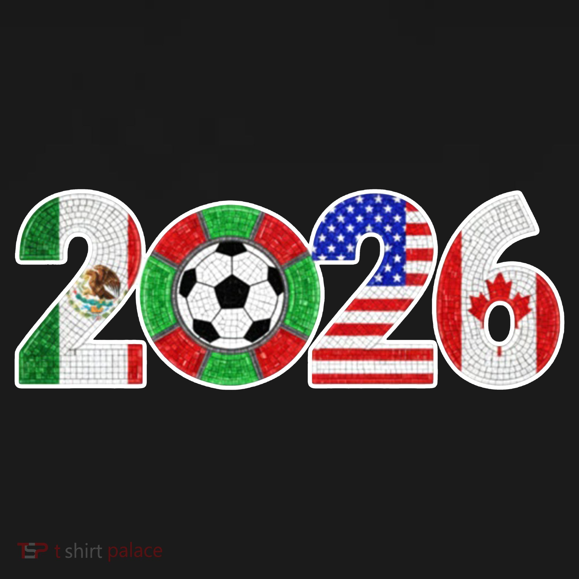 North American Soccer Spirit Team 2026 Mousepad