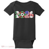 North American Soccer Spirit Team 2026 Baby Bodysuit thumb 0