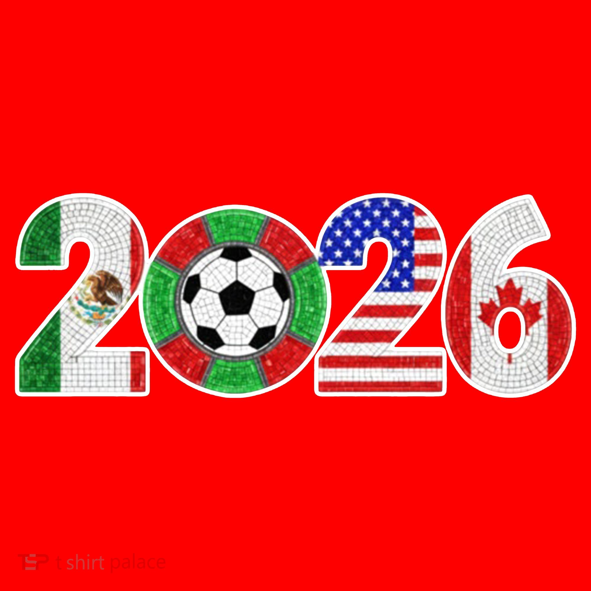 North American Soccer Spirit Team 2026 Santa Hat