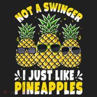 Not A Swinger I Just Like Pineapples Cool Pienapples Outfit Beanie thumb 2