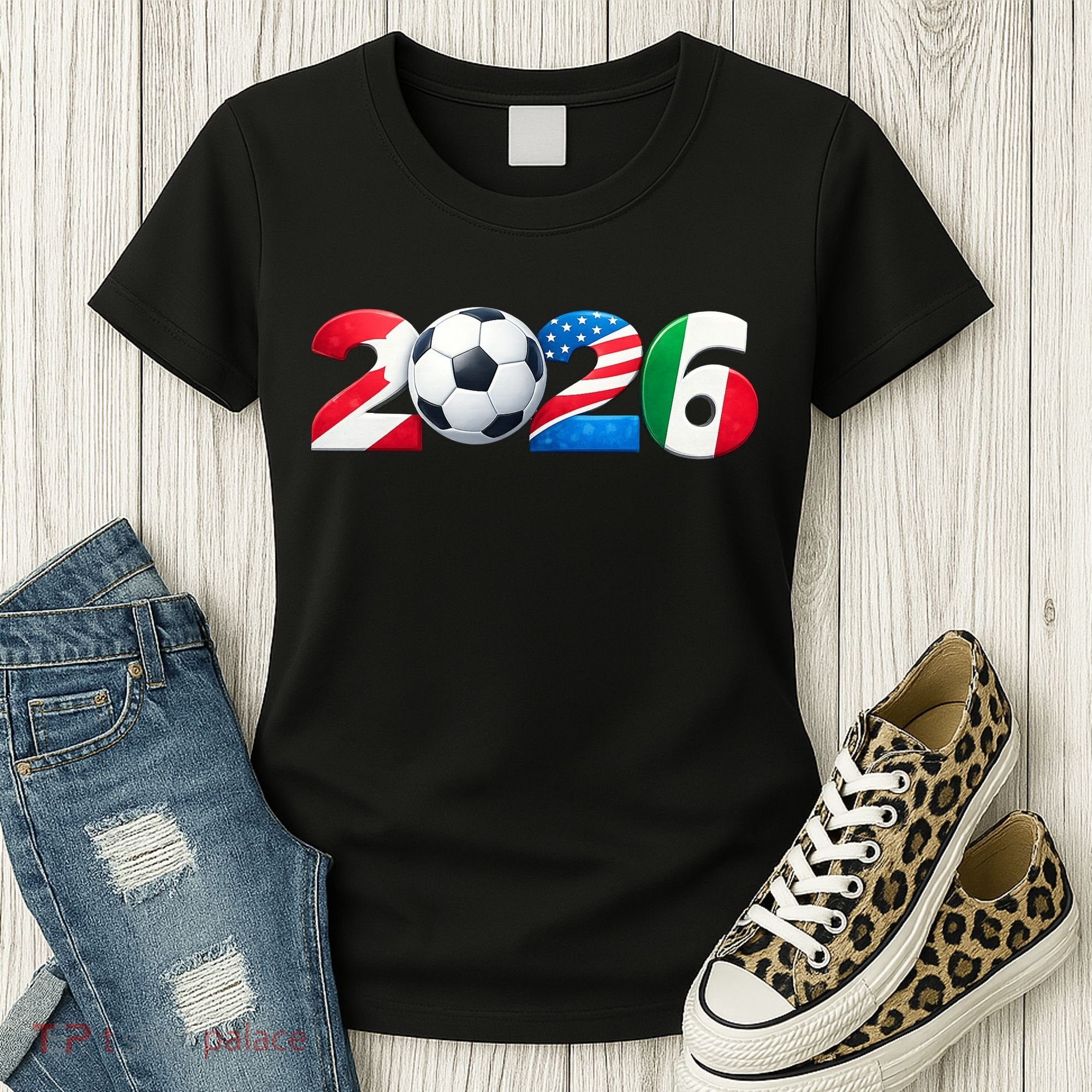 North American Soccer 2026 Team Fan Gear Women's T-Shirt
