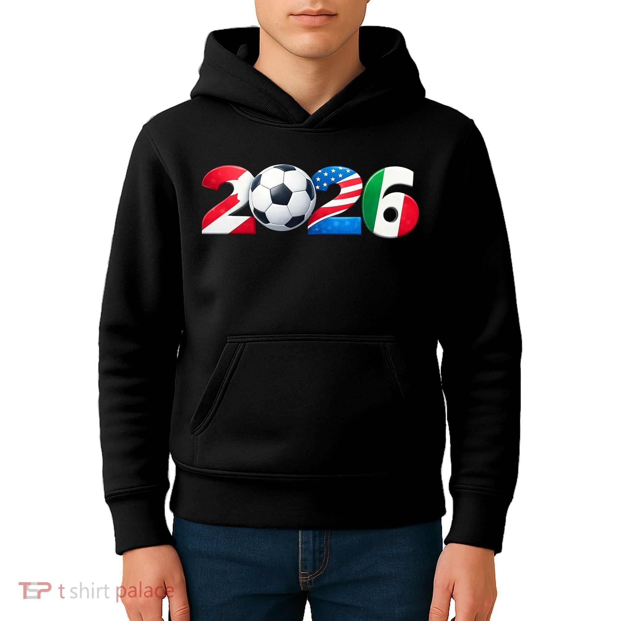 North American Soccer 2026 Team Fan Gear Kids Hoodie