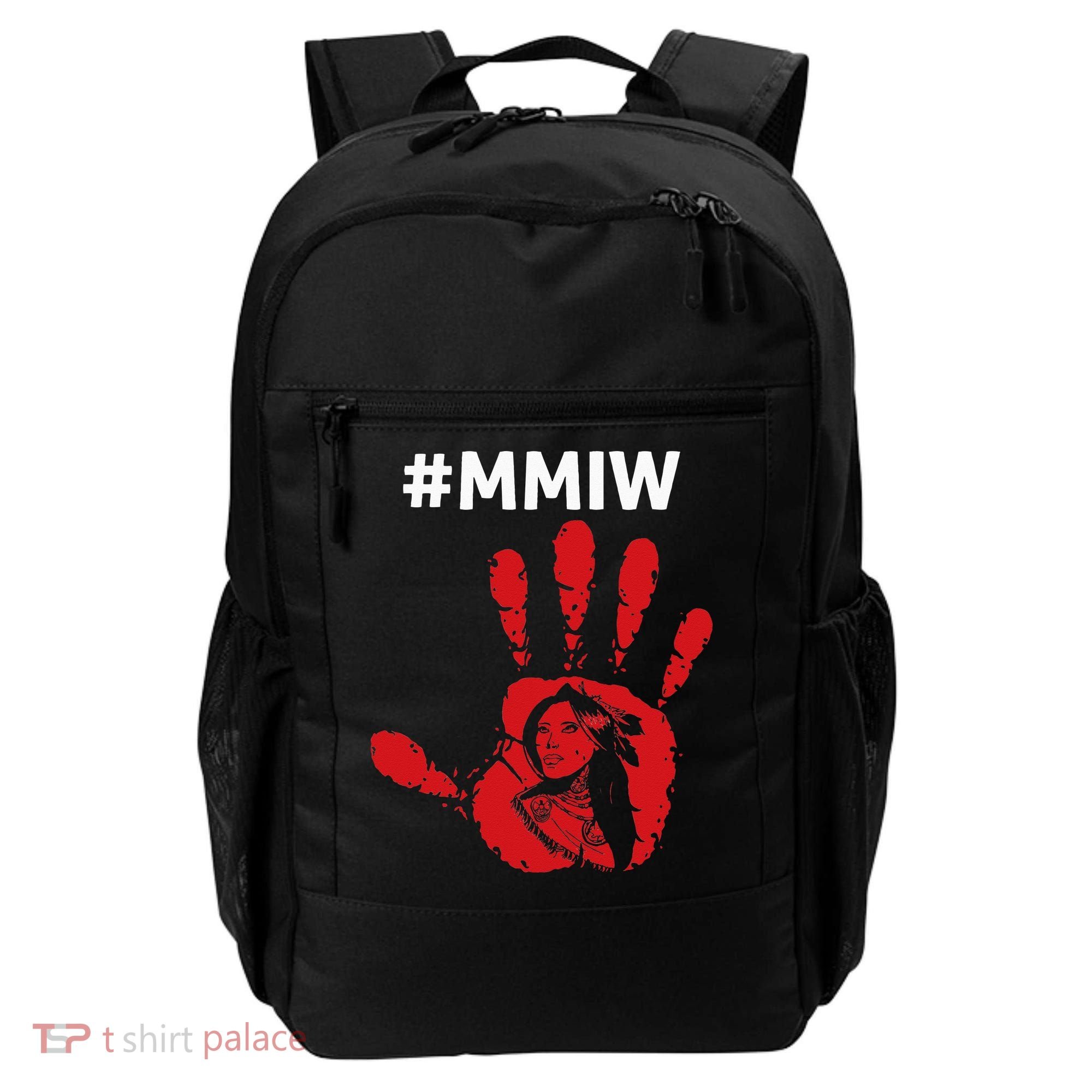 Native America Stolen Sisters Awareness Merch MMIW Backpack