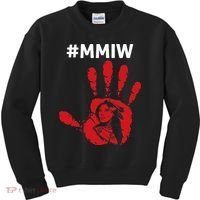Native America Stolen Sisters Awareness Merch MMIW Kids Sweatshirt thumb 0