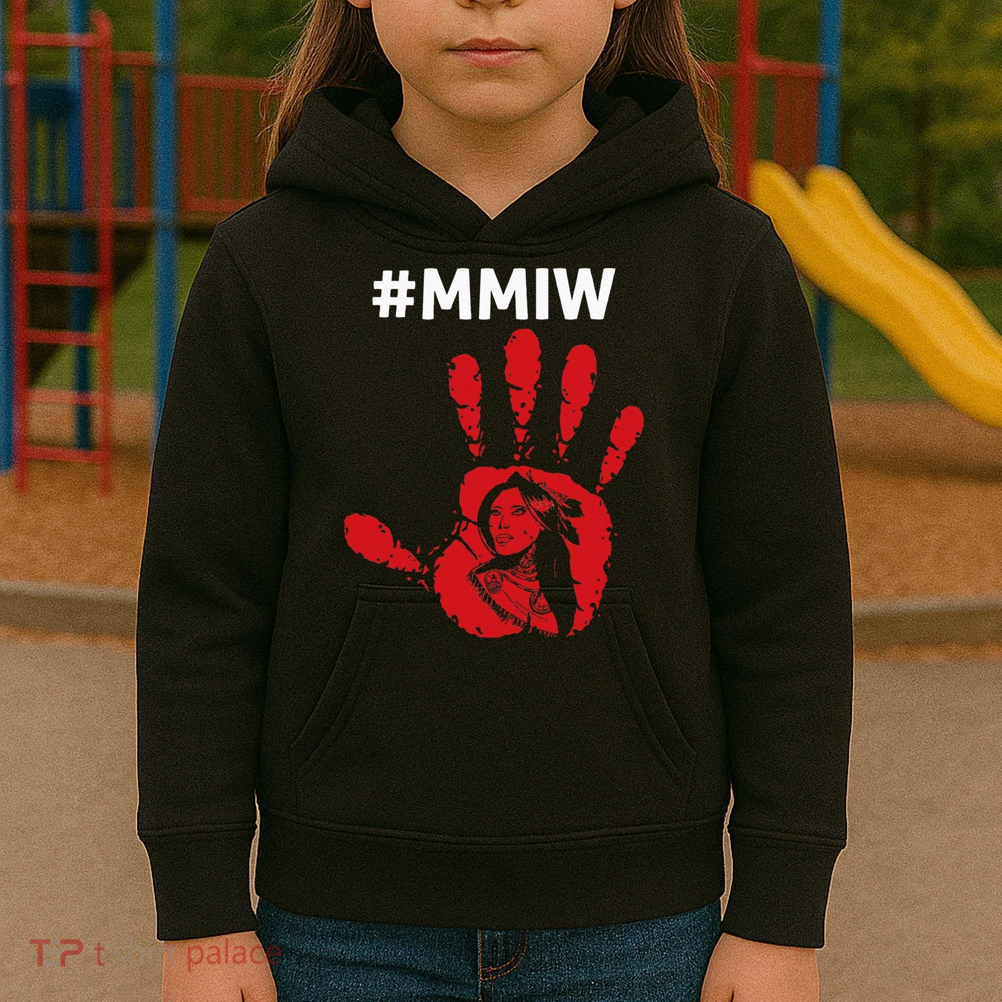 Native America Stolen Sisters Awareness Merch MMIW Kids Hoodie