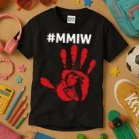 Native America Stolen Sisters Awareness Merch MMIW Kids T-Shirt thumb 3