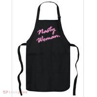 Nasty Woman Pink Script Hillary Clinton Apron thumb 0